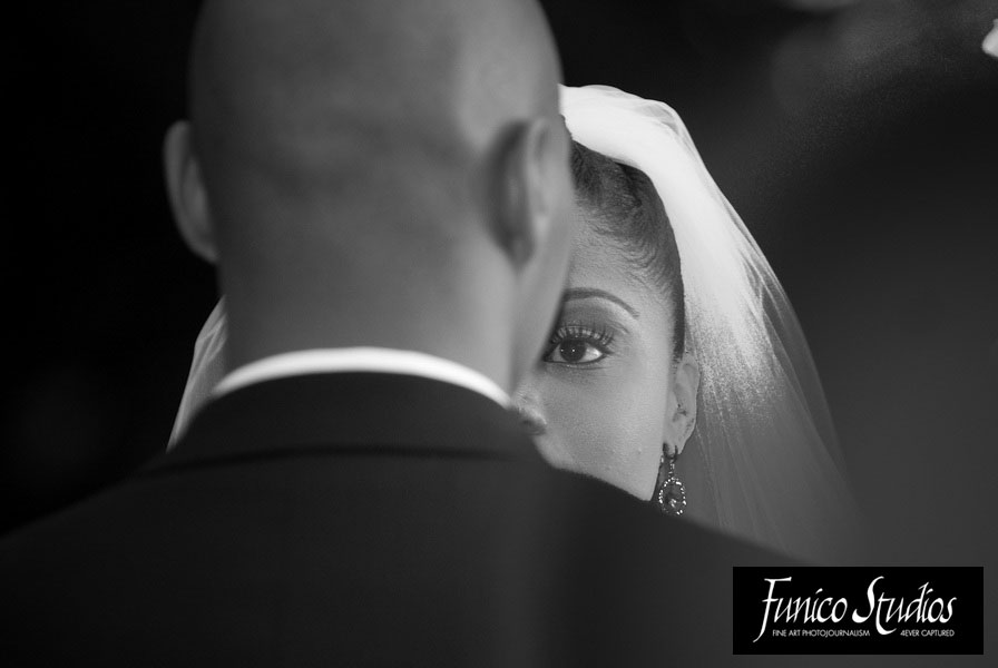 vow exchange at tappan hill mansion ceremony